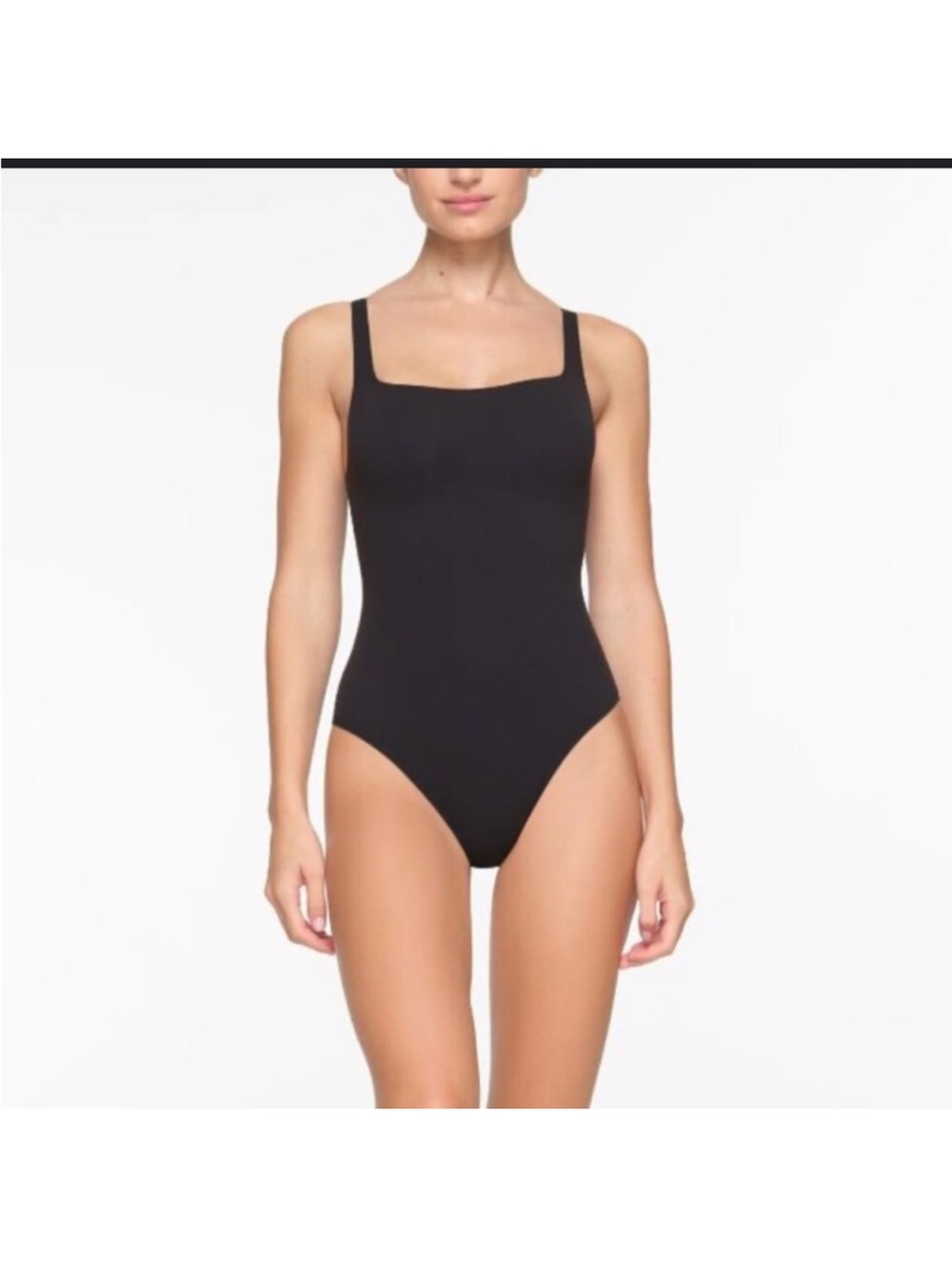 Skims NAKED SCOOP BRIEF BODYSUIT Color: Onyx NWT size XL